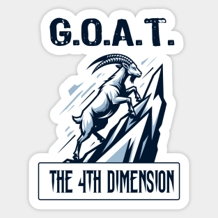 GOAT: The 4th Dimension Sticker